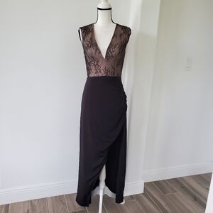 Lovers + Friends Laced Long Gown Party Dress Sexy Party dress Size Small